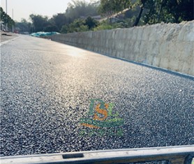 廣汕公路一標透水混凝土施工現場展示