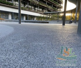 天河柯木塱透水混凝土地坪工程完工啦！