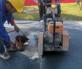 深圳交通綜治透水道路施工中！