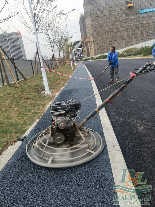透水混凝土施工現場