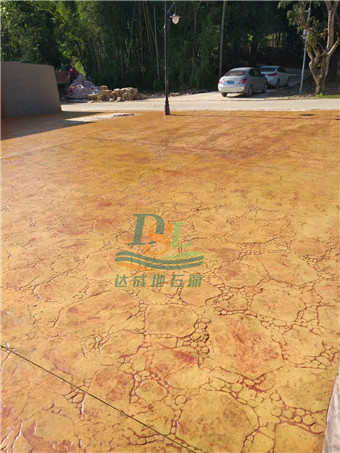 七彩澳游世界生態(tài)文化旅游區(qū)壓花地坪項目